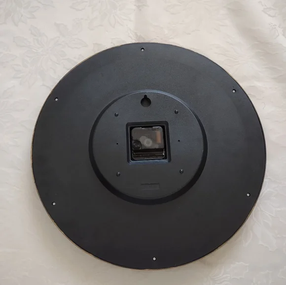 Vintage round large antique decorative frame clock italian rococo Style
